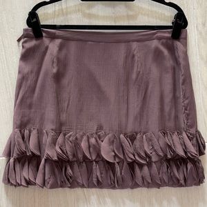 BR Silk Ruffle Skirt